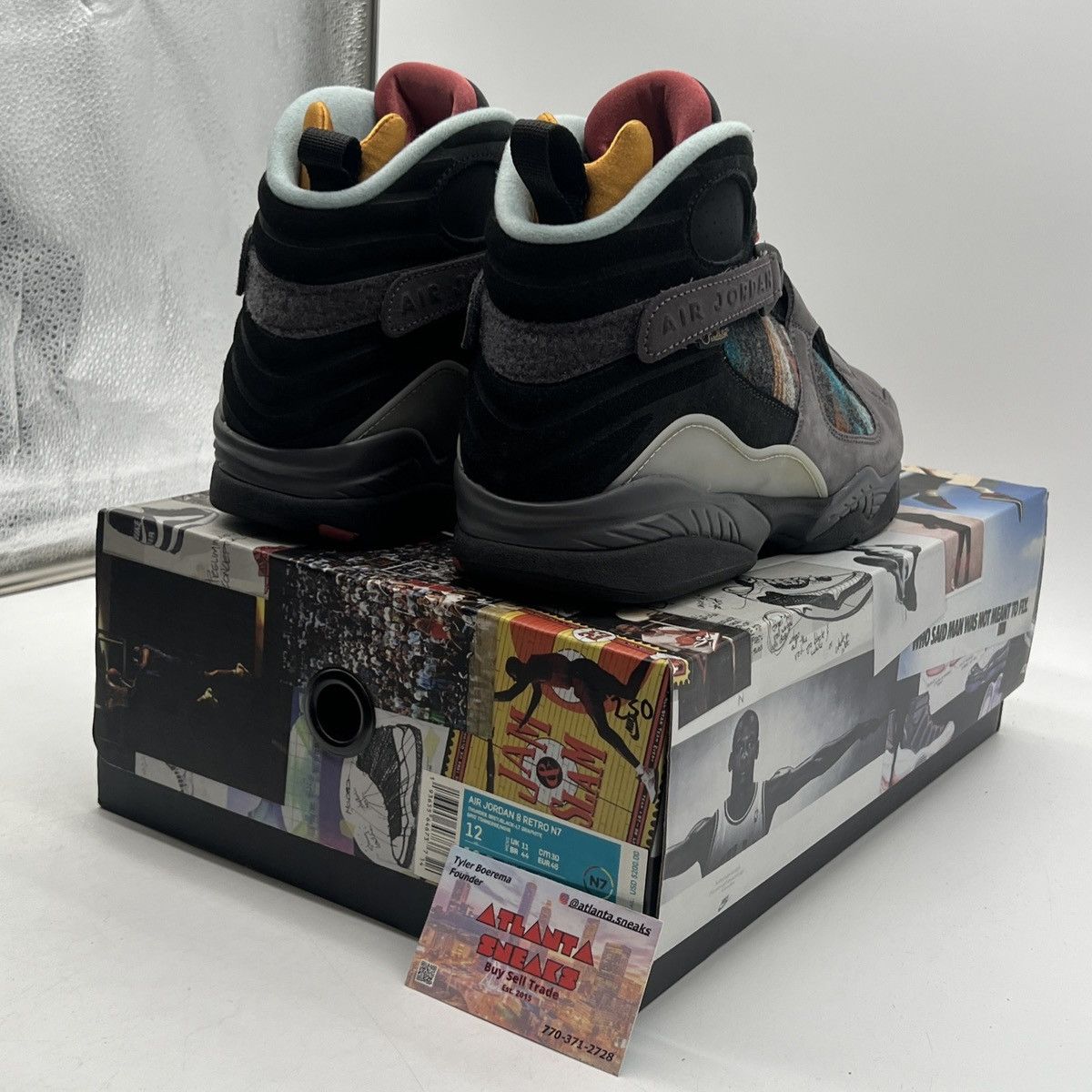 Jordan Brand Air Jordan 8 n7 Pendleton Size US 12 / EU 45 - 5 Thumbnail