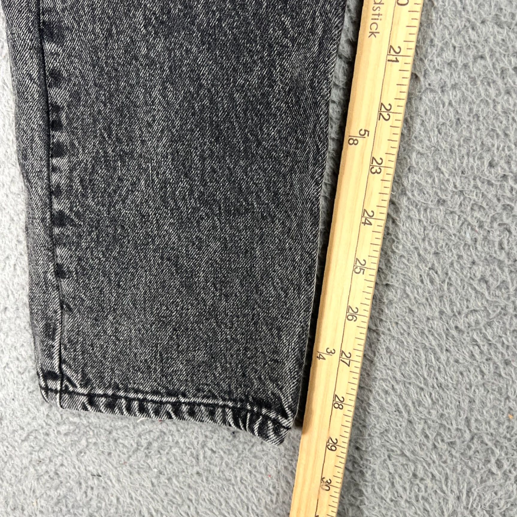 Levi's VINTAGE Levi's Hi Ball Jeans Men 33 Dark Black 33 Denim 5-Pocket Design High Rise Regular Tapered USA 90s Retro Levis Hi-Ball Mens Jeans Size US 33 - 3 Thumbnail