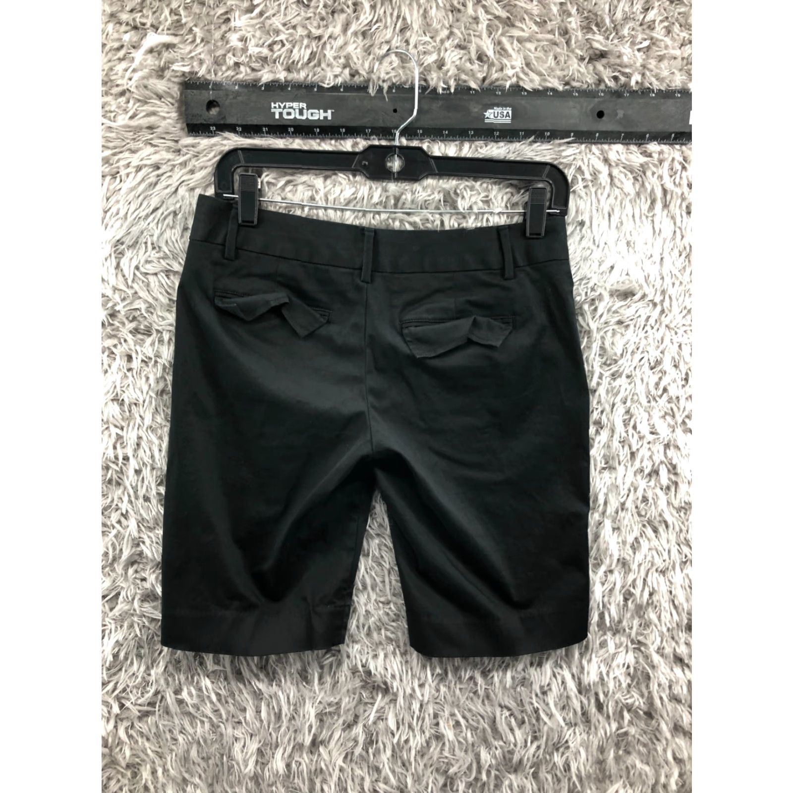 Banana Republic Banana Republic Chino Shorts Womens Size 0 Mid Rise Dark Wash Black Hook Eye Size 25" / US 0 / IT 36 - 4 Thumbnail