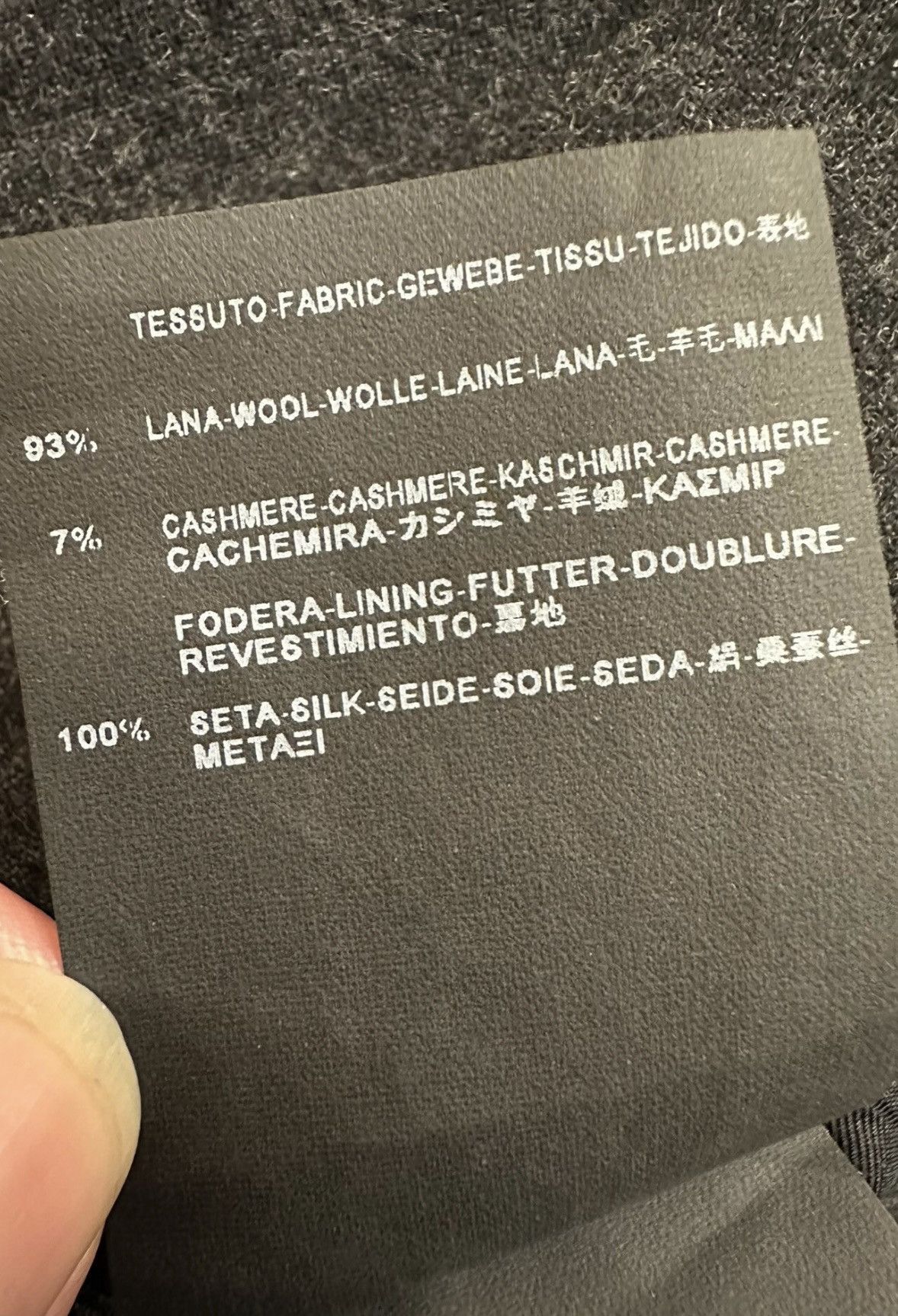 Saint Laurent Paris Saint Laurent SLP 2015FW Sword Collar Gray Wool Suit Jacket Size 46S - 7 Thumbnail