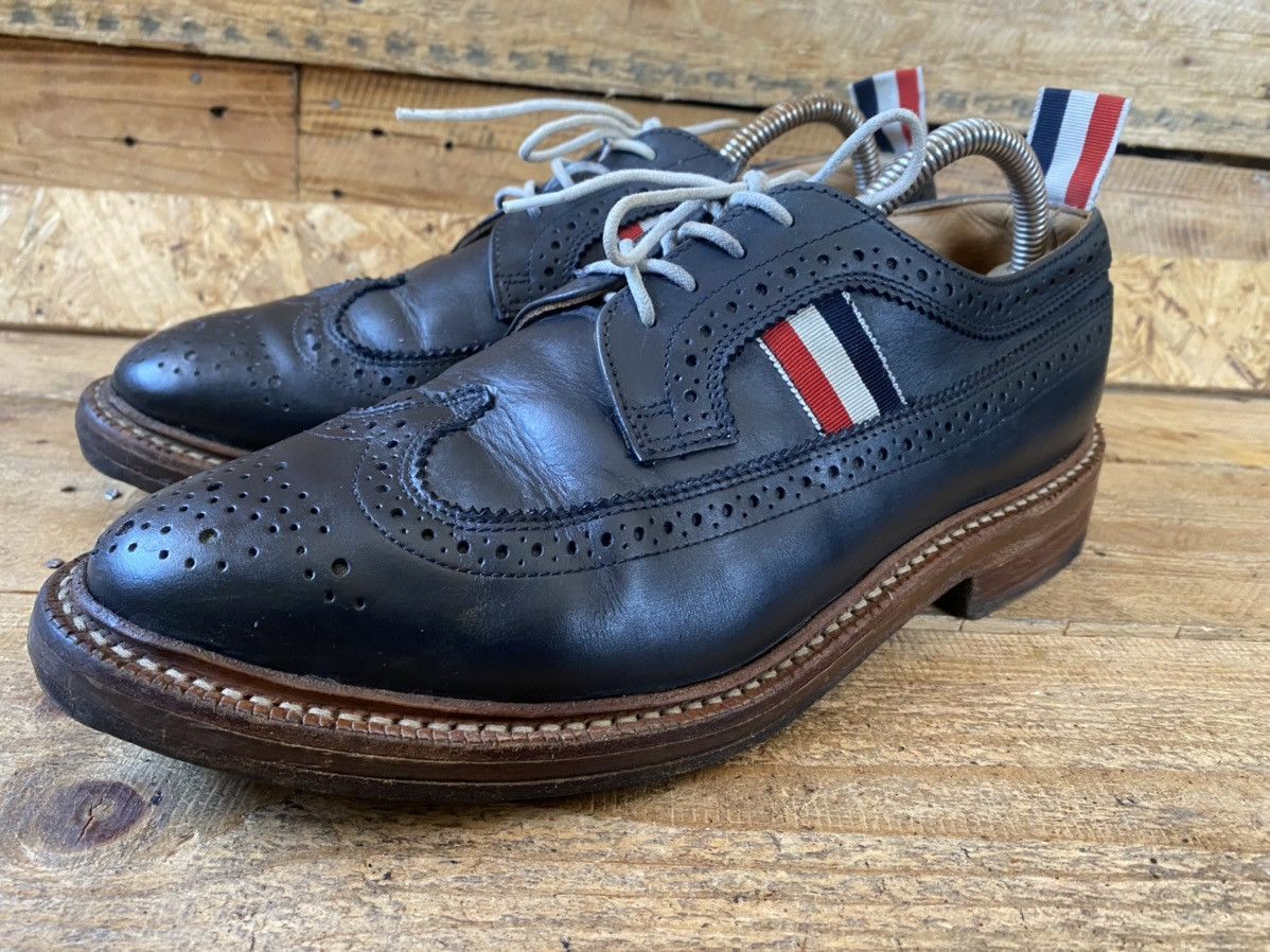 Designer × Thom Browne Thom Browne oxford navy blue leather shoes uk6 Size US 7 / EU 40 - 1 Thumbnail