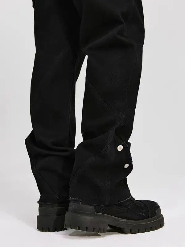 Japanese Brand VIBE Vintage Street 4-in-1 Rivet Pocket Jeans Size US 30 / EU 46 - 4 Thumbnail