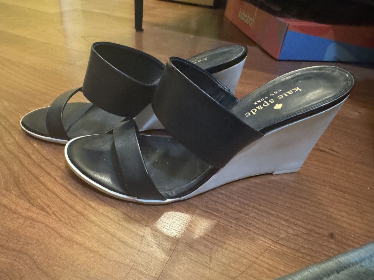 Kate Spade Kate Spade Abilene Two Strap Mule Wedges Heel Sandal Size 7 Size US 7 / IT 37 - 3 Thumbnail