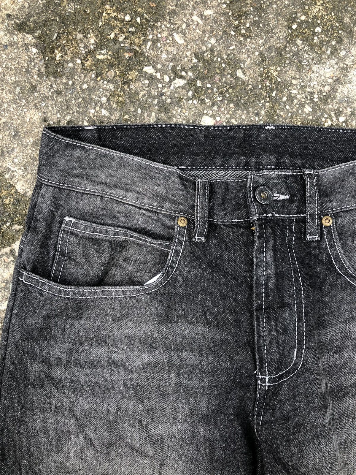 Japanese Brand 💥RARE!💥Vintage Komine Kevlar Protection Denim Baggy Jeans Size US 32 / EU 48 - 6 Thumbnail
