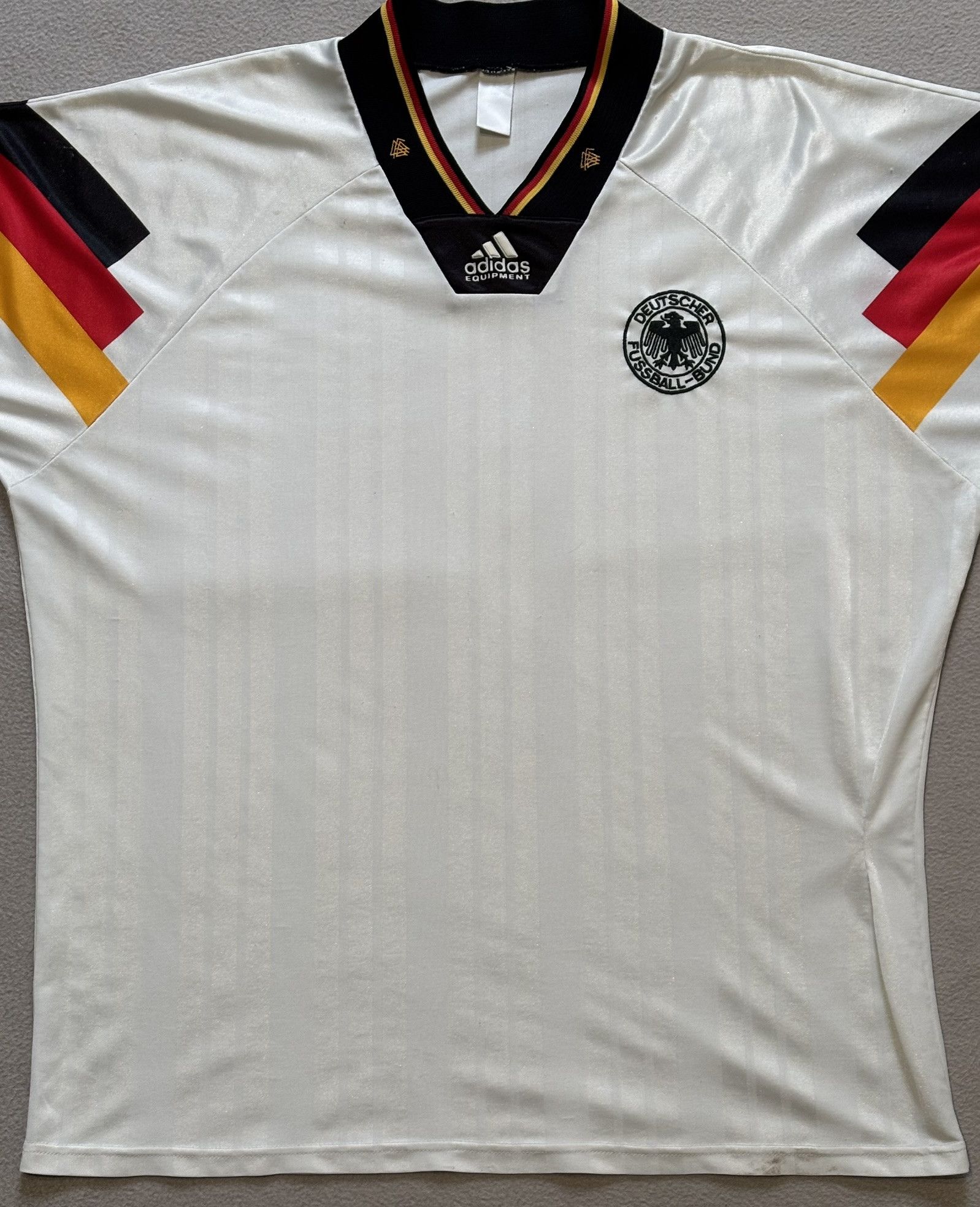 Adidas Germany 1992 Adidas Football Jersey Size XXL Size US XXL / EU 58 / 5 - 6 Thumbnail