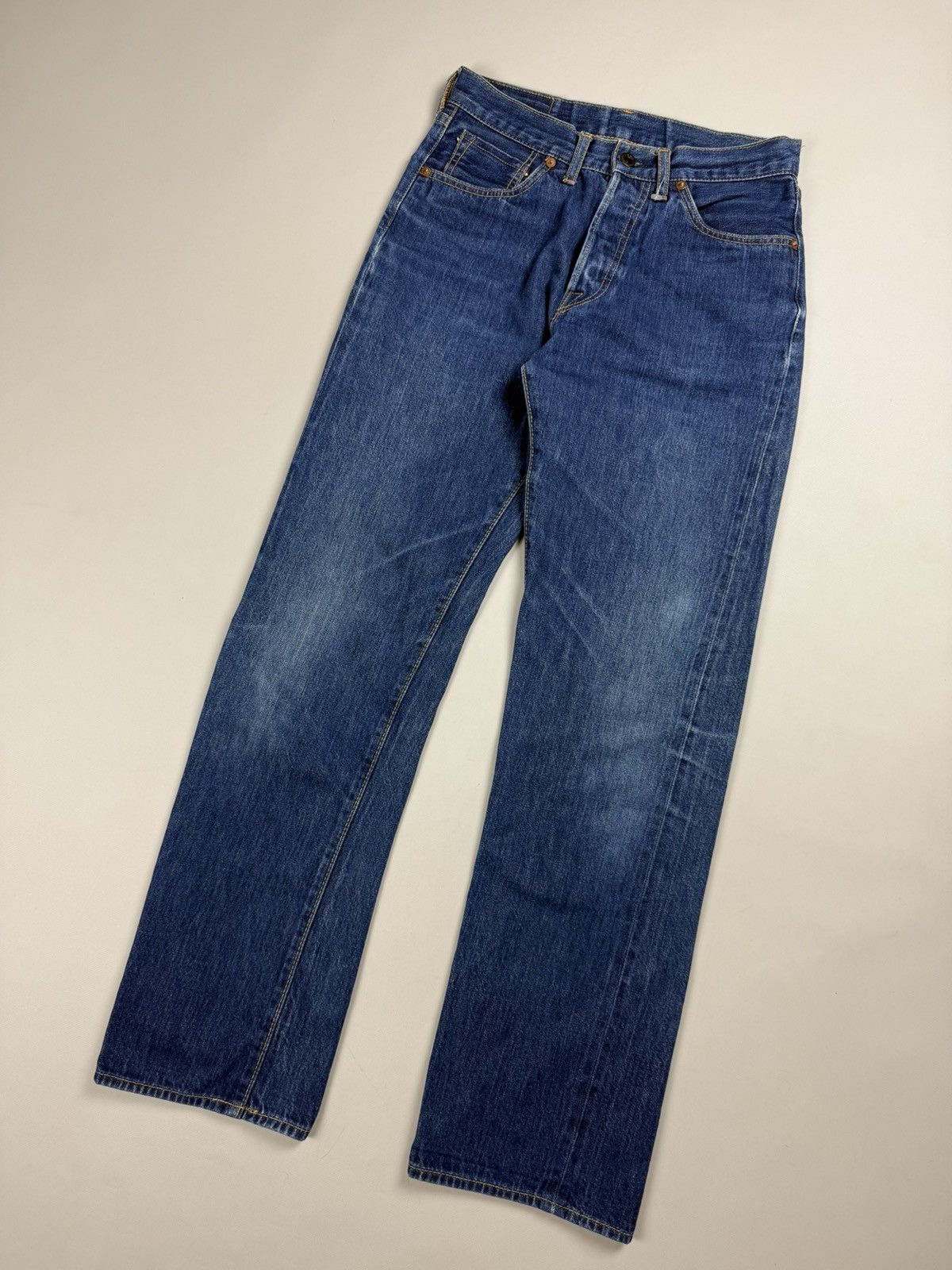 Japanese Brand × Oldblue Co. Old Blue Jeans Co Men’s Selvedge Denim Jeans Japan Size US 28 / EU 44 - 6 Thumbnail