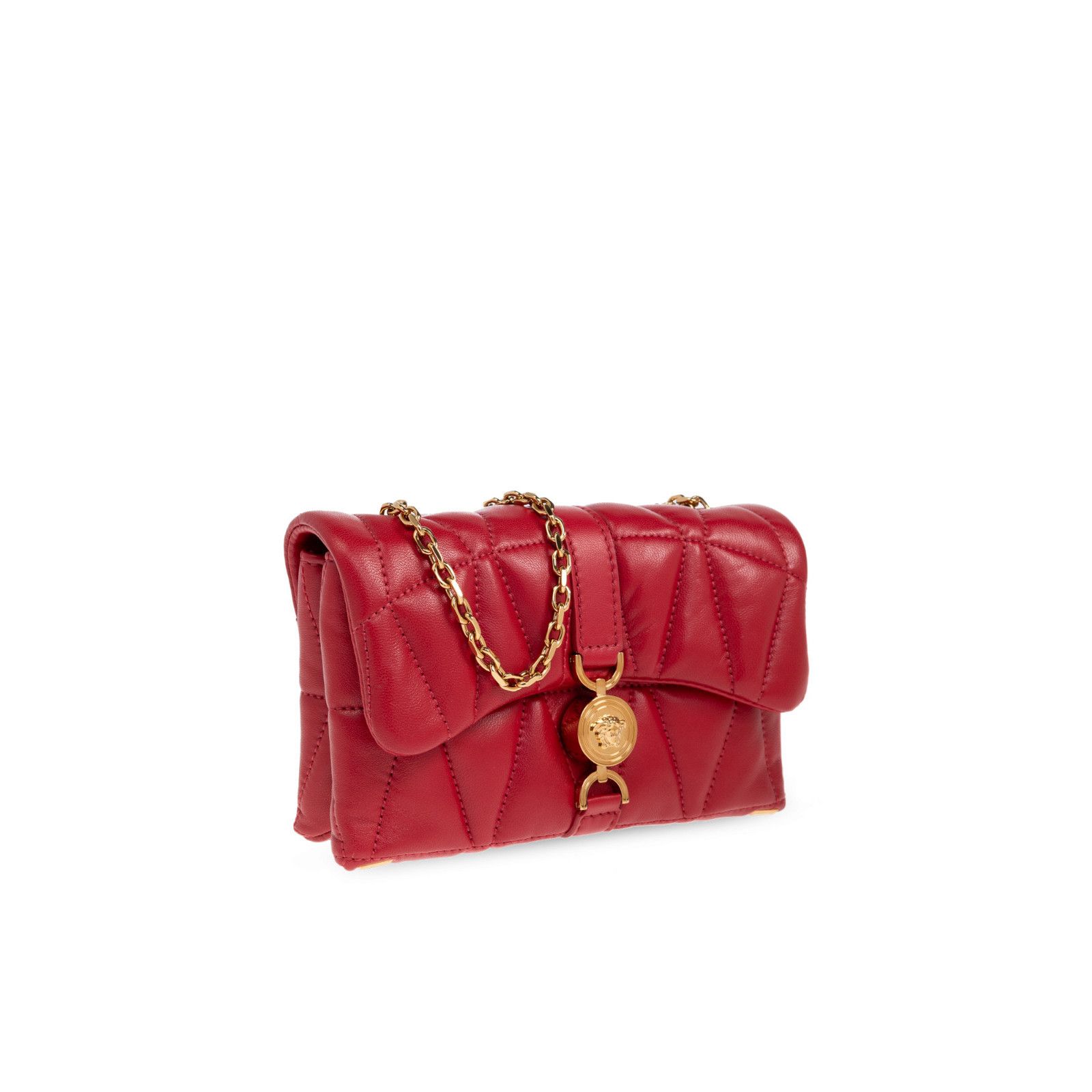 Versace VERSACE Kleio Mini Red Leather Shoulder Bag New & Authentic Size ONE SIZE - 3 Thumbnail