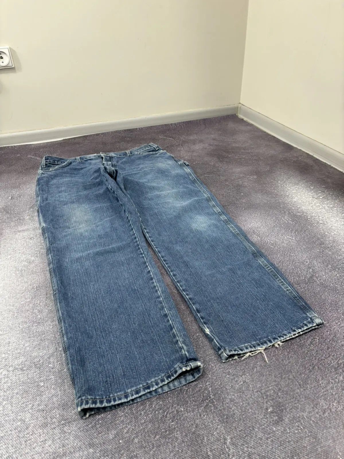 Dickies × Vintage Vintage Dickies USA Denim Y2K Blue Hype Baggy Jeans Size US 38 / EU 54 - 9 Thumbnail