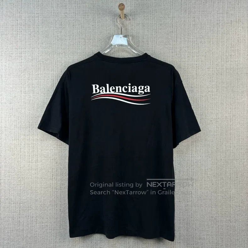 Balenciaga Balenciaga Cola Print Round Neck Casual Short Sleeve Size US XS / EU 42 / 0 - 3 Thumbnail