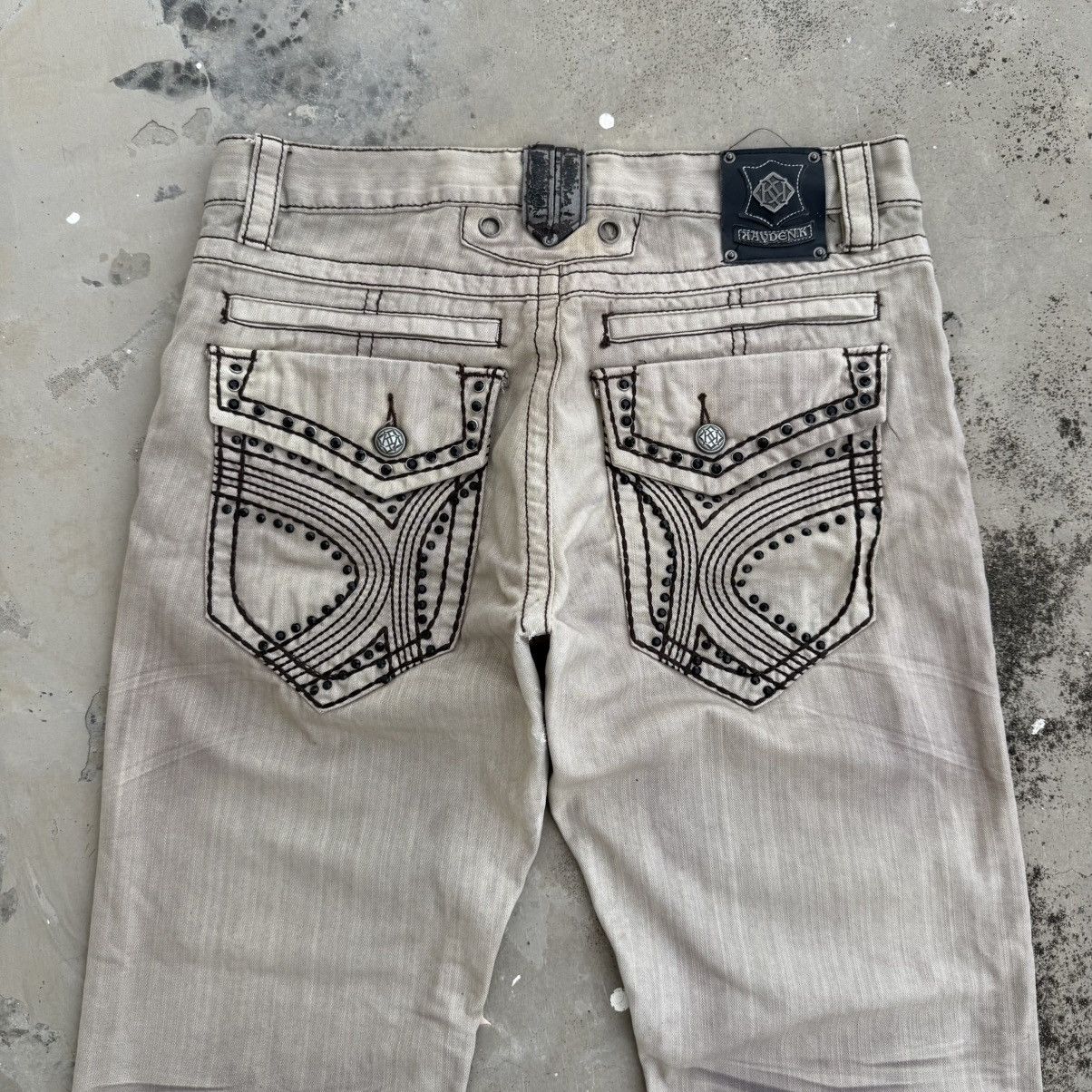 Kayden K VINTAGE KAYDEN K FADED JEAN DENIM PANTS Size US 34 / EU 50 - 10 Thumbnail
