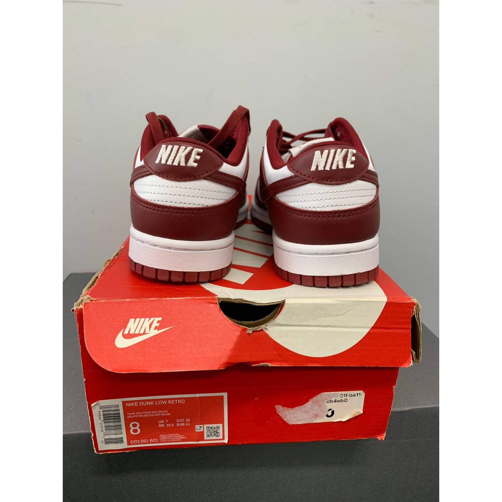 Nike Nike Dunk Low Team Red Size 8 BRAND NEW SHIPS NOW Size US 8 / EU 41 - 4 Thumbnail