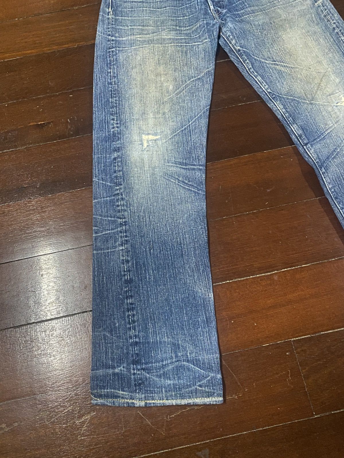 Sugar Cane Rare vintage SUGAR CANE OKINAWA JEAN distressed rework boro Size US 31 - 3 Thumbnail