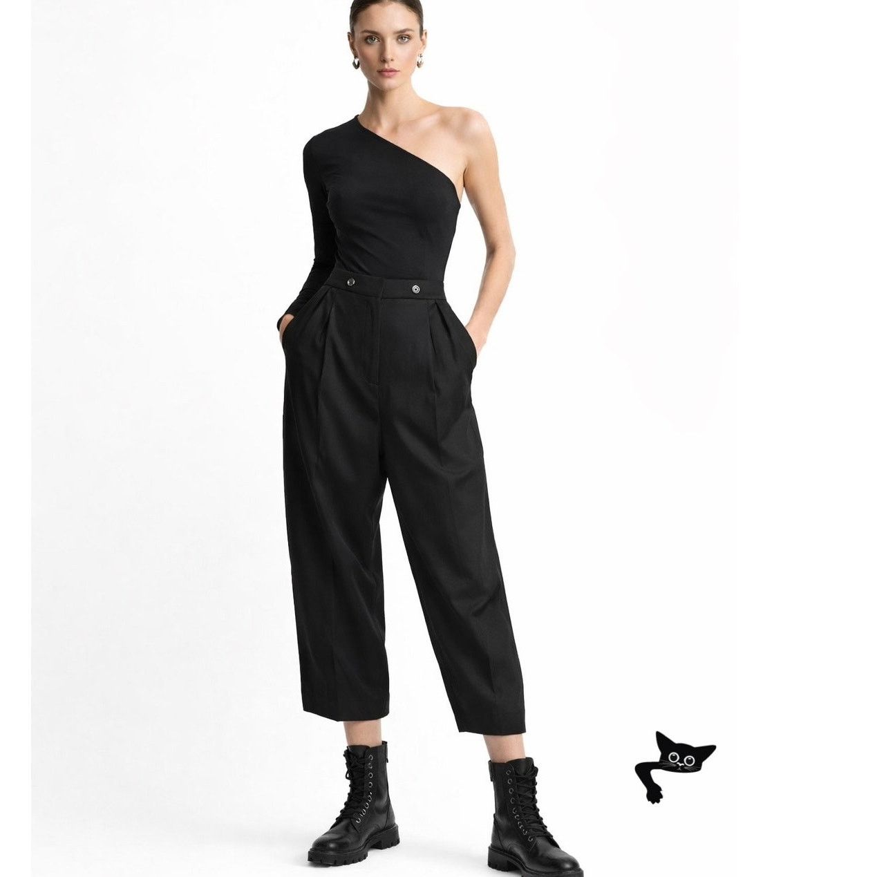 Vivienne Westwood Vivienne Westwood Built In Corset Slouchy Black Trousers M Size 34" / US 12 / IT 48 - 3 Thumbnail