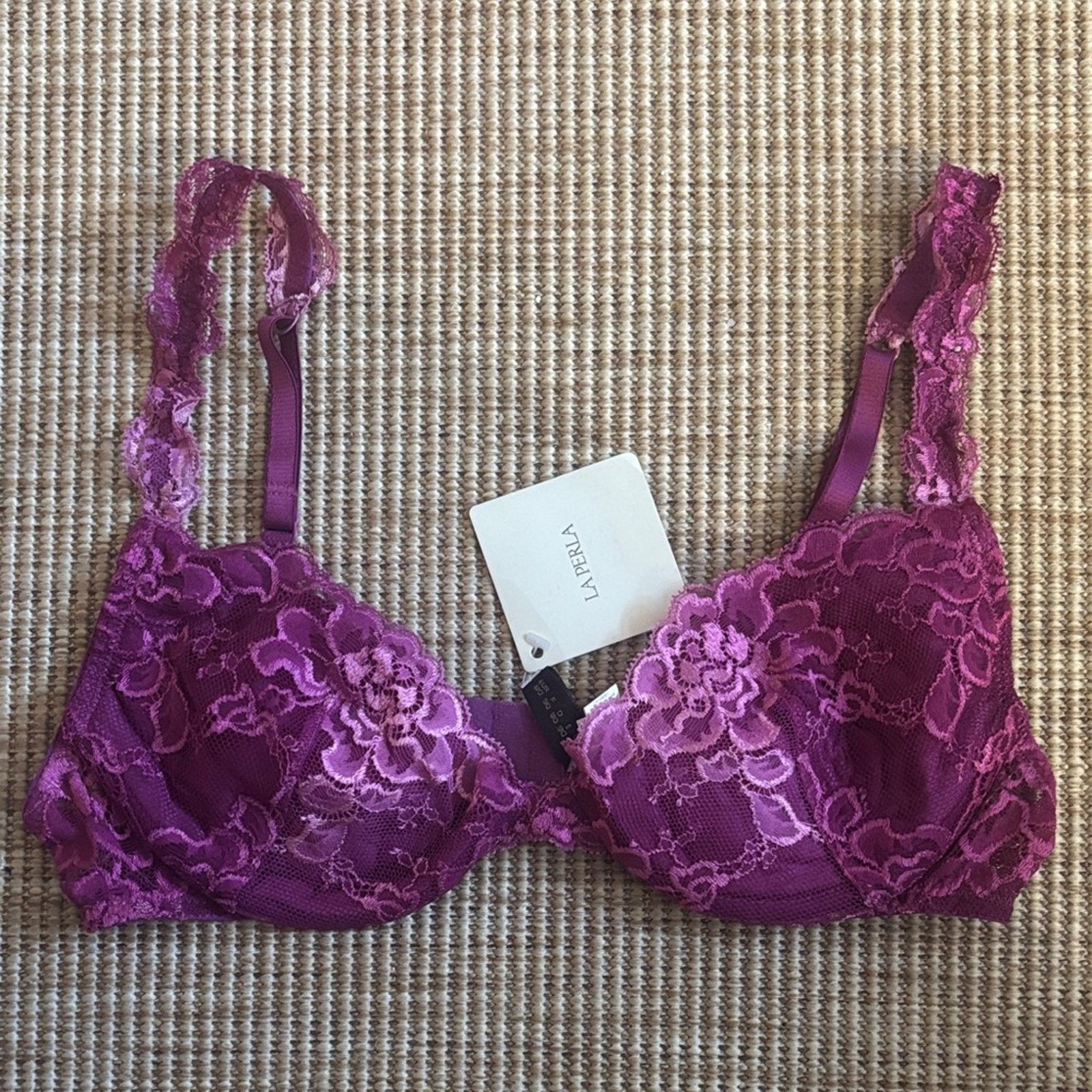 La Perla NWT La Perla Magenta Lace Bra size 36B Size ONE SIZE - 1 Thumbnail