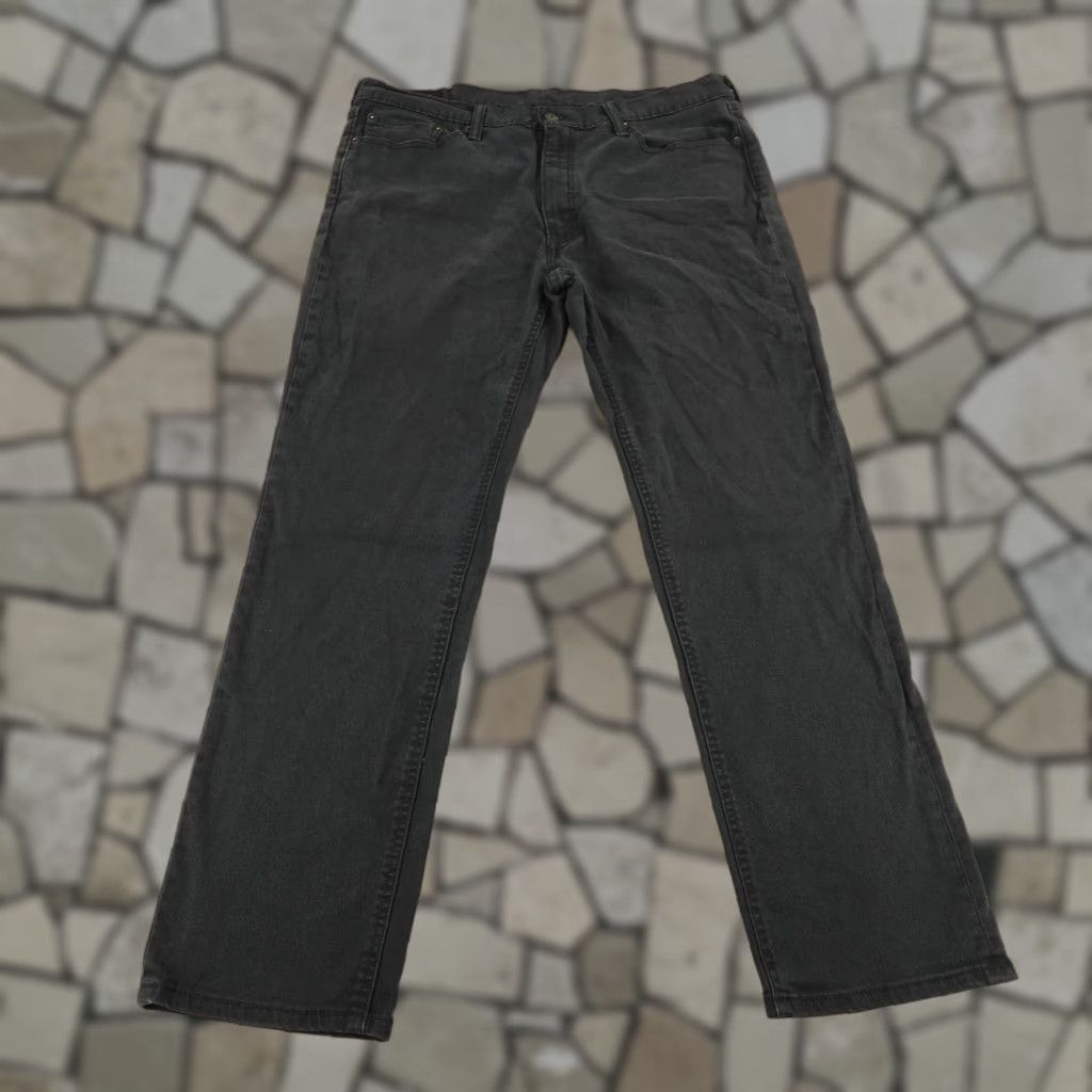 Levi's Levis Jeans Mens 37x32 Black 541 Athletic Fit Straight Leg Red Flex Work Pants Size US 36 / EU 52 - 1 Thumbnail