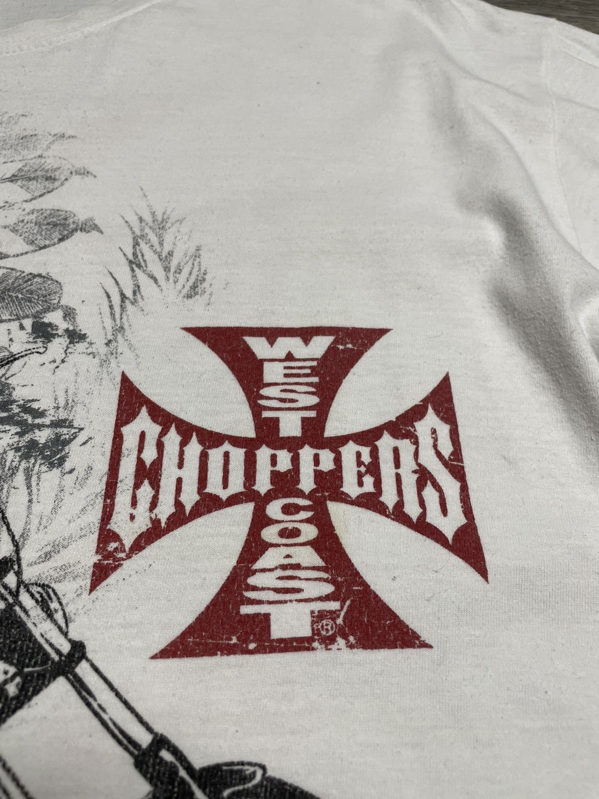 West Coast Choppers Vintage West Coast Choppers Fuck Everybody T-Shirt Size US XL / EU 56 / 4 - 9 Thumbnail