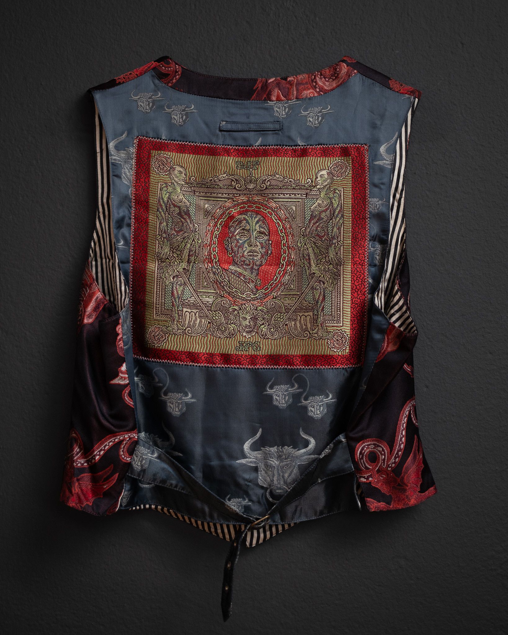 Jean Paul Gaultier JEAN PAUL GAULTIER Le Grand Voyage Taurus Vest, 1994 Size 38R - 8 Thumbnail
