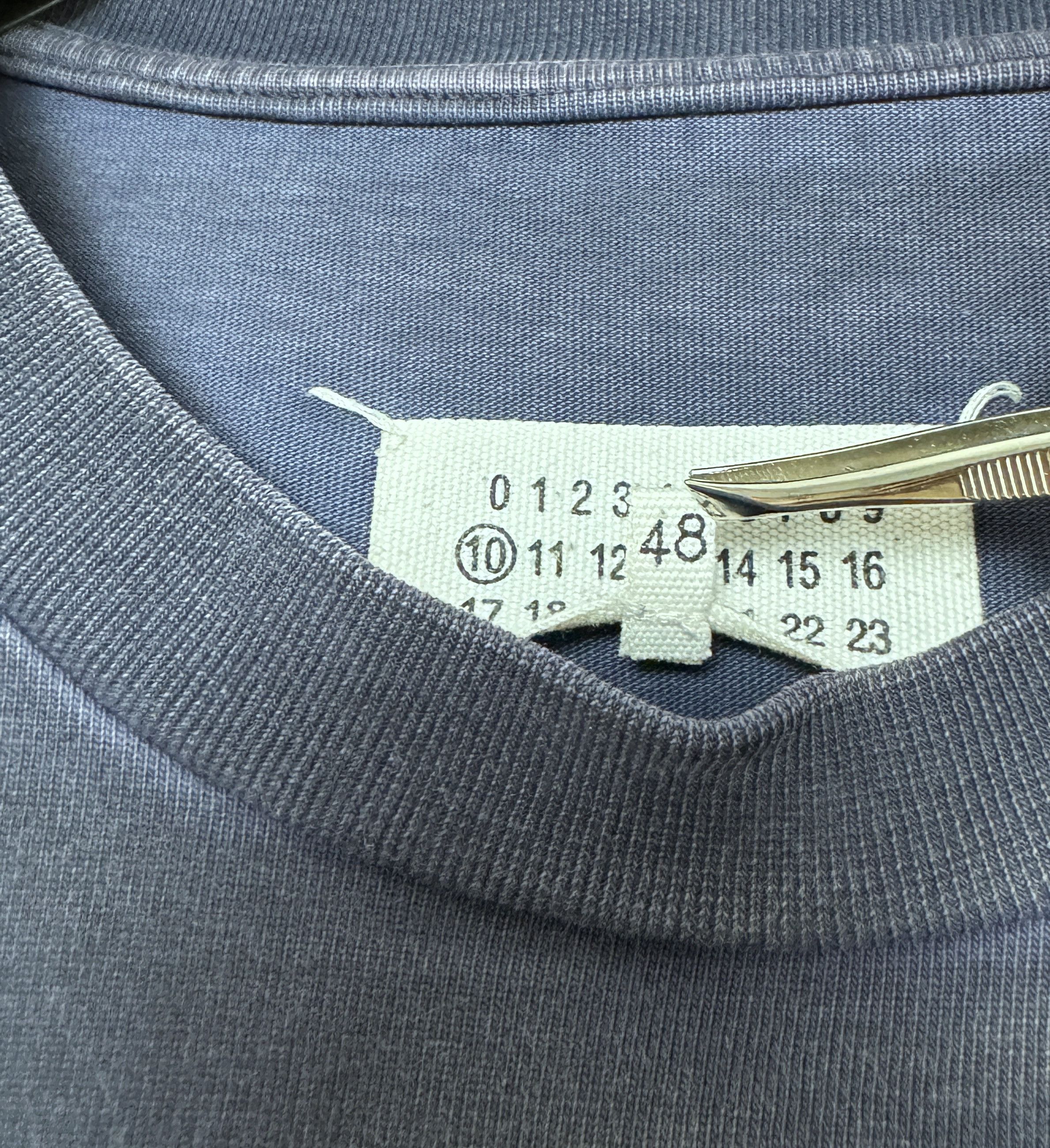 Maison Margiela Maison Margiela Braille Logo Tee T-Shirt Washed Oversized 48 Size US M / EU 48-50 / 2 - 6 Thumbnail