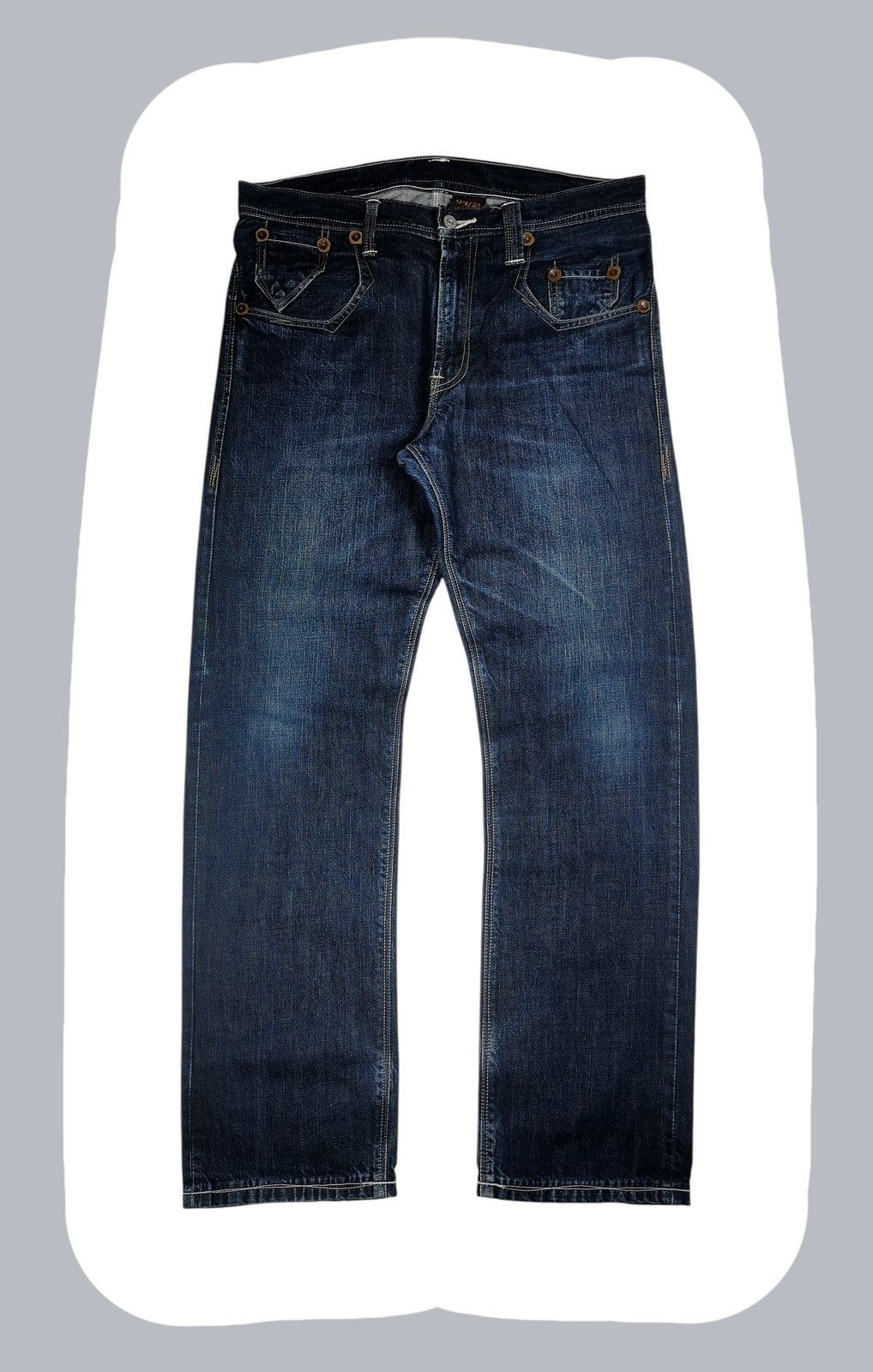 Levi's Vintage Levis 502 Original Riveted Denim Jeans Size US 35 - 1 Thumbnail