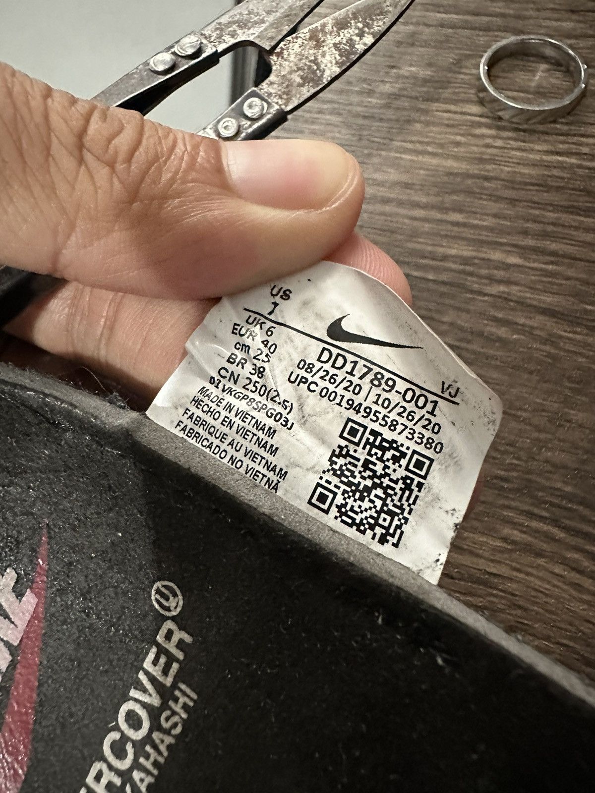 Nike × Undercover Nike - Undercover Jun Takahashi - Overbreak SP Black Size US 7 / EU 40 - 9 Thumbnail