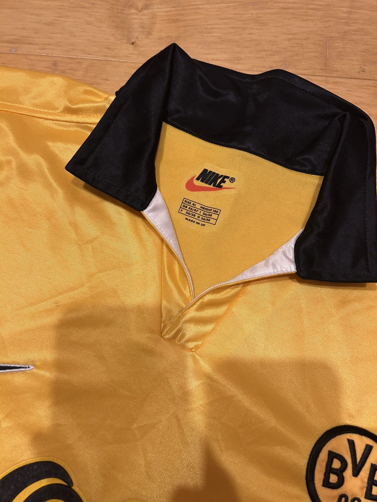 Nike × Vintage Nike Borussia Dortmund BVB 09 Nerlinger 1998/00 Vintage 90e Size US XL / EU 56 / 4 - 3 Thumbnail