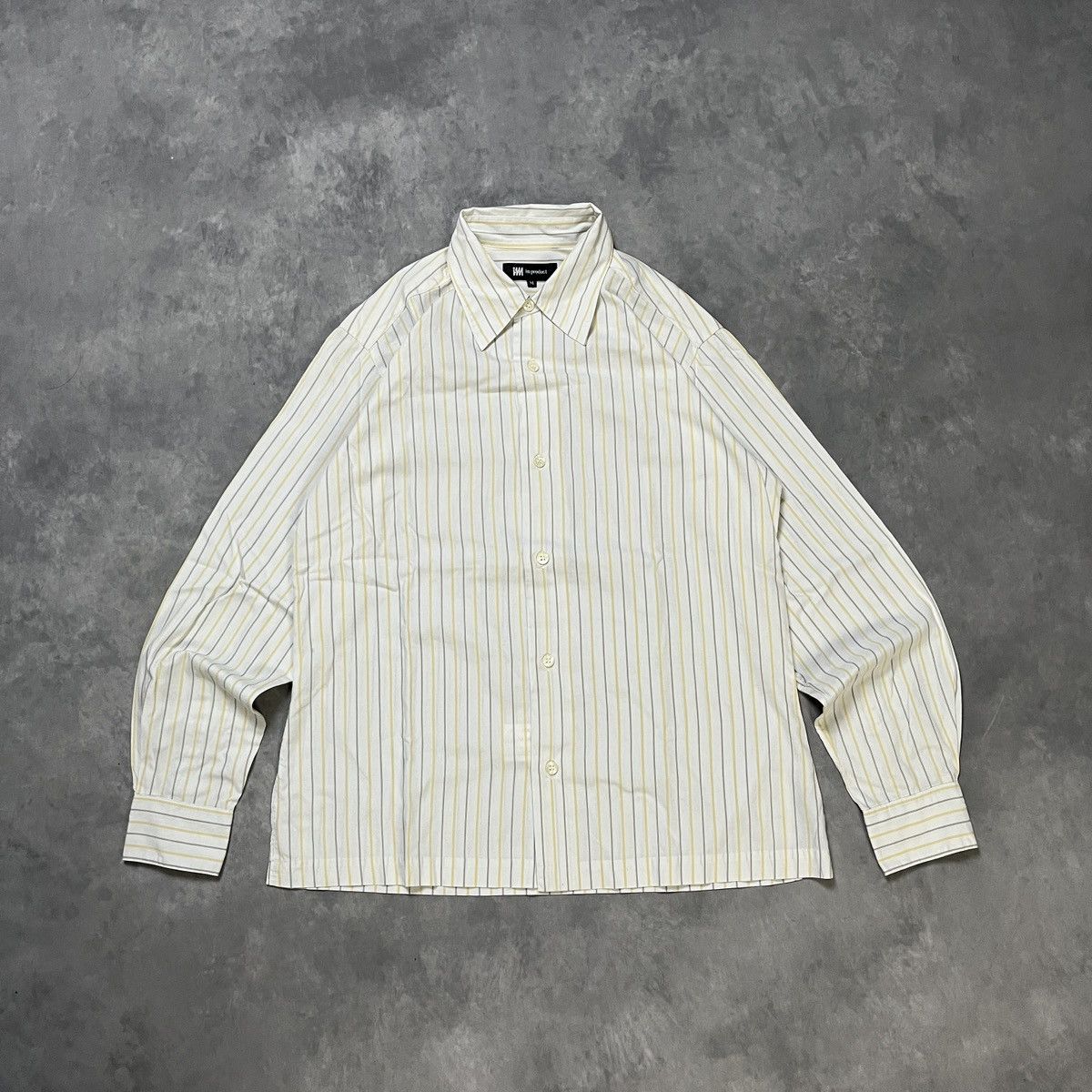 Issey Miyake Issey Miyake Vintage Yellow Stripe Button Up Shirt Classic Size US M / EU 48-50 / 2 - 1 Thumbnail