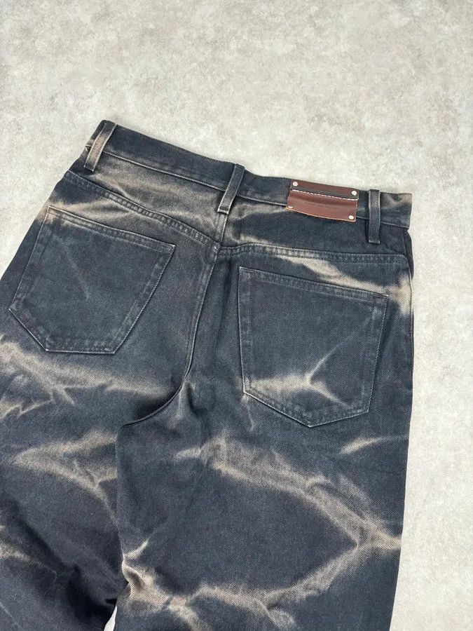 Dries Van Noten Dries Van Noten Navy Denim Tie-Dye Relaxed Jeans Size US 33 - 7 Thumbnail