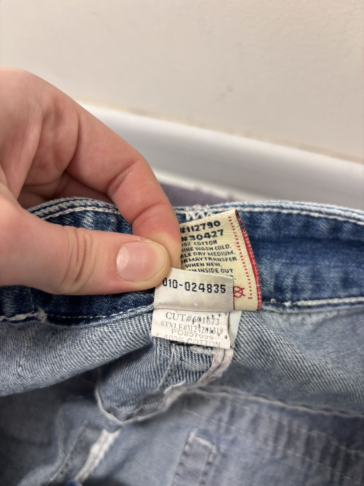 True Religion True Religion NWT Joey Super T Men’s Washed Blue Denim Jeans Size US 36 / EU 52 - 13 Thumbnail