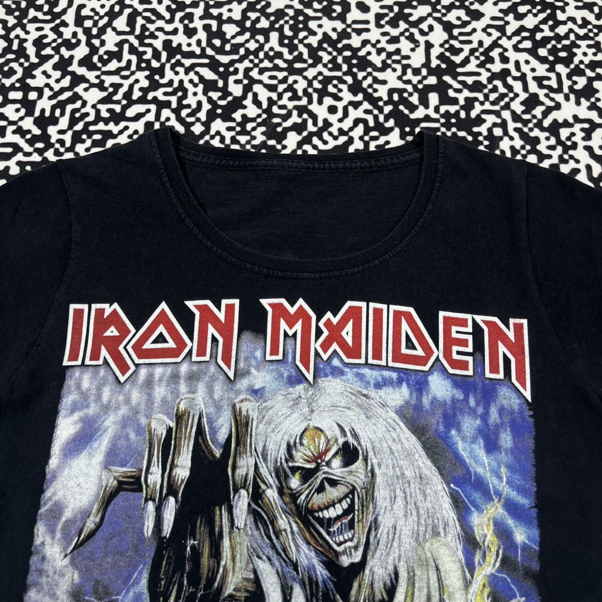 Iron Maiden Vintage Y2K Iron Maiden Number Of The Beast Band T-shirt Size M / US 6-8 / IT 42-44 - 11 Thumbnail