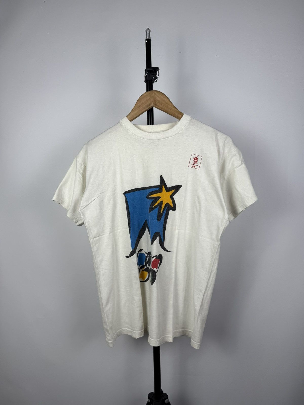 USA Olympics × Vintage Vintage 1992 ALBERTVILLE Winter Olympic Games t-shirt Size US M / EU 48-50 / 2 - 1 Thumbnail