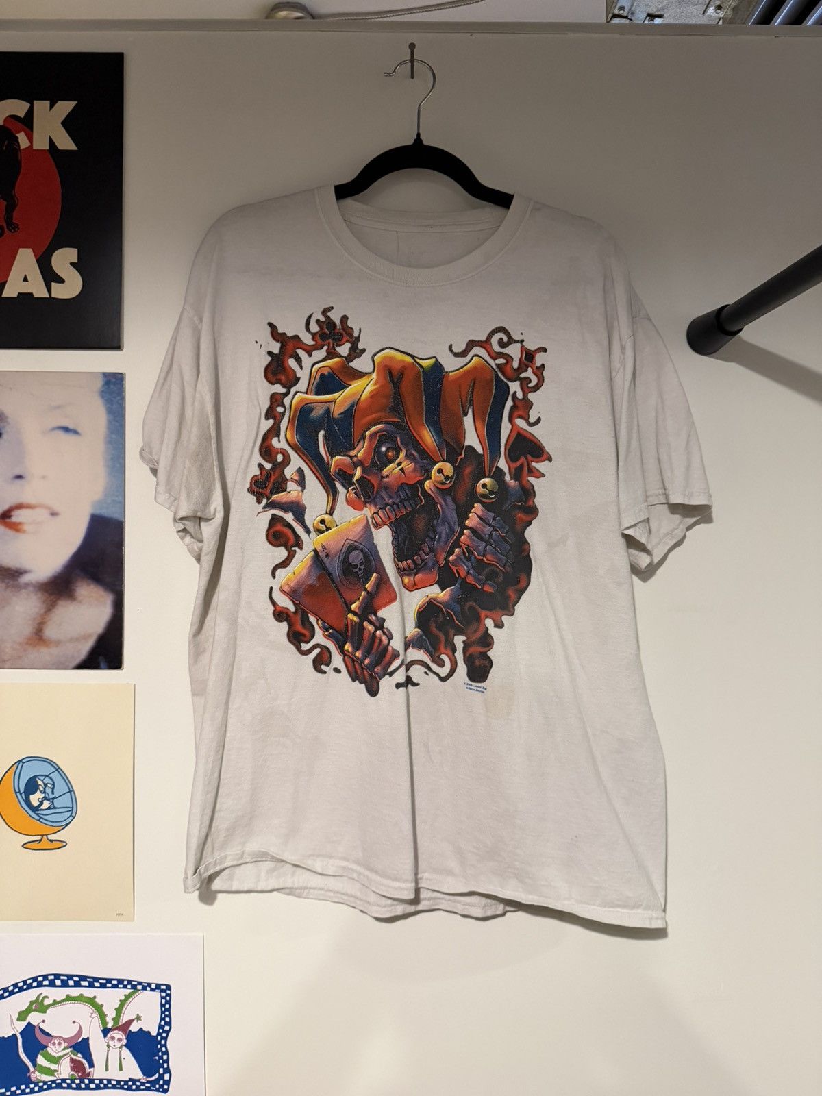 Vintage Vintage 2008 Liquid Blue clown skull Y2K jester tee Size US L / EU 52-54 / 3 - 2 Thumbnail