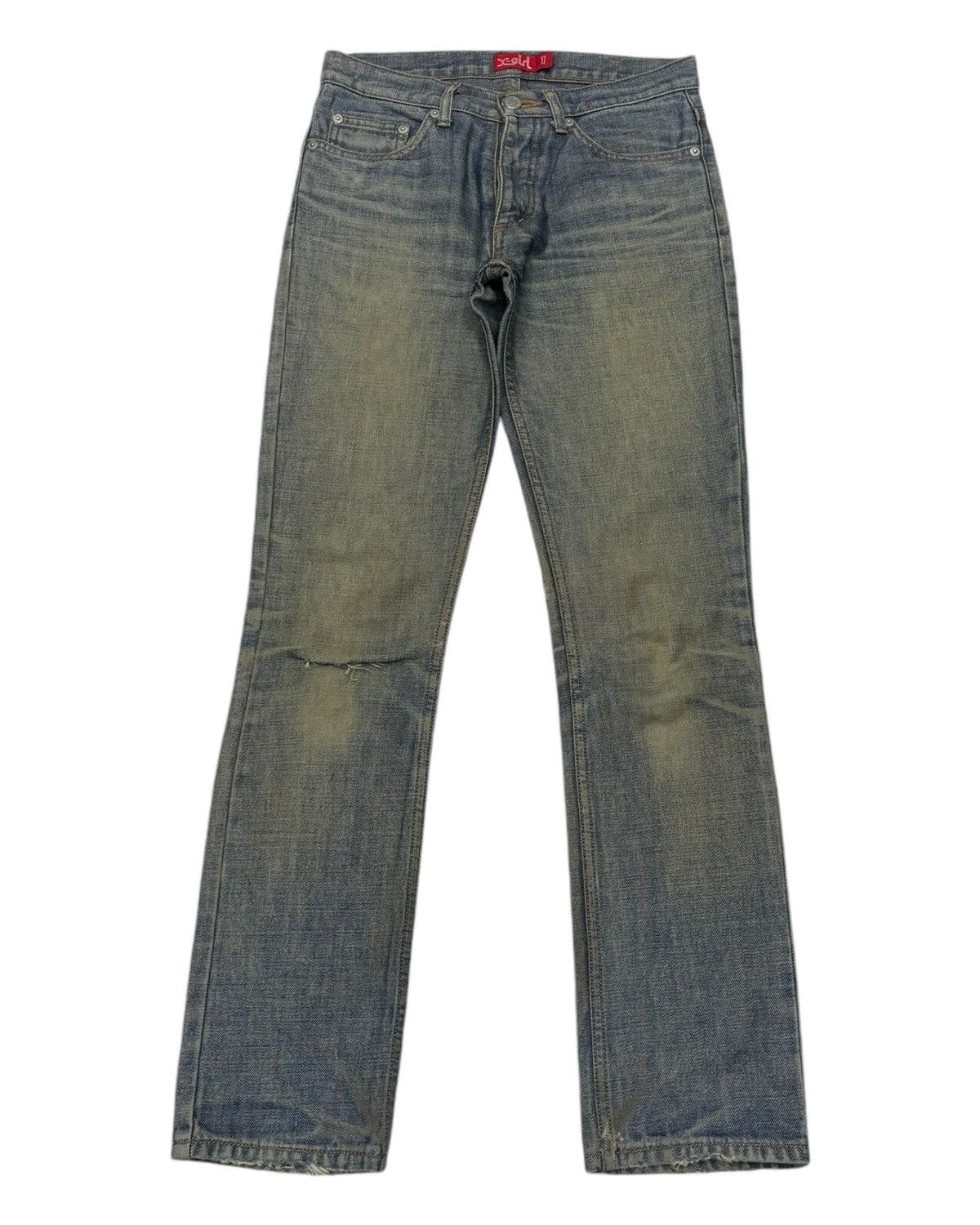 🔥X-Girl Rusty Distressed Denim Jeans