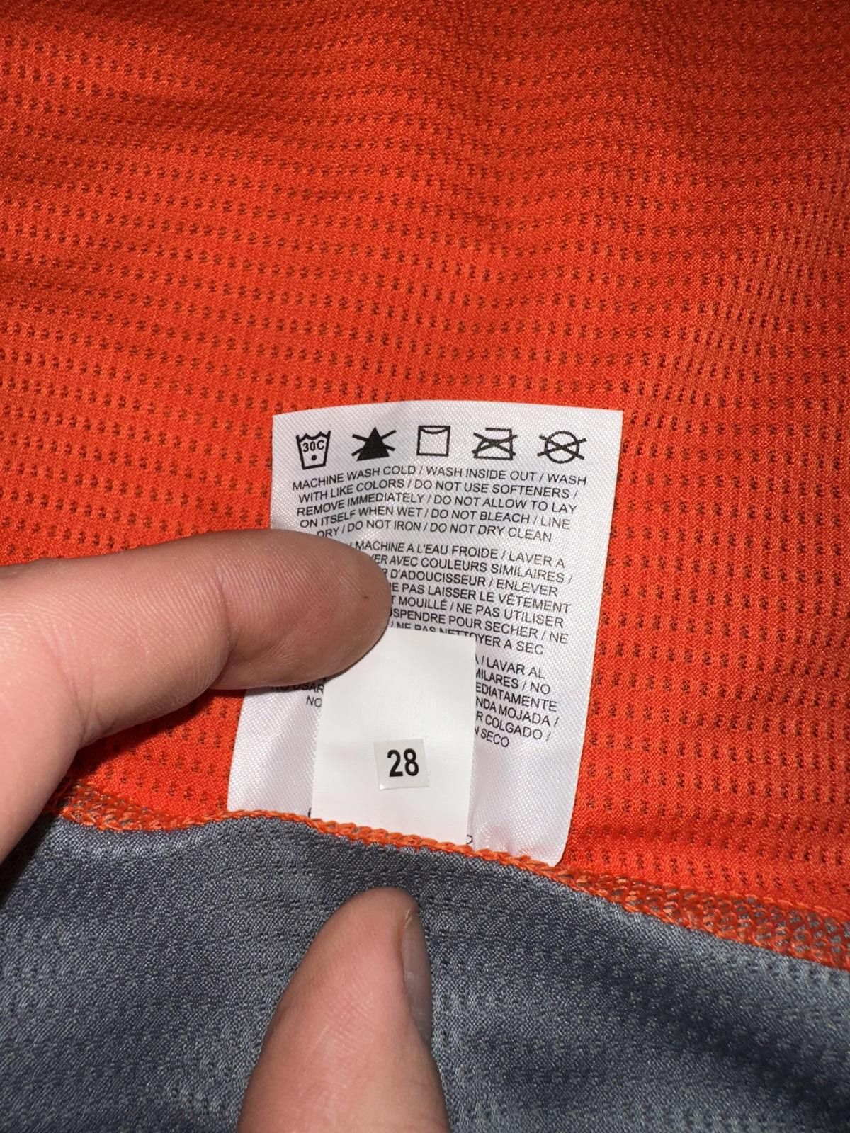 Nike Nike Men’s Pro Hypercool Training Compression Long Sleeve Orange Shirt Size US XXL / EU 58 / 5 - 7 Thumbnail