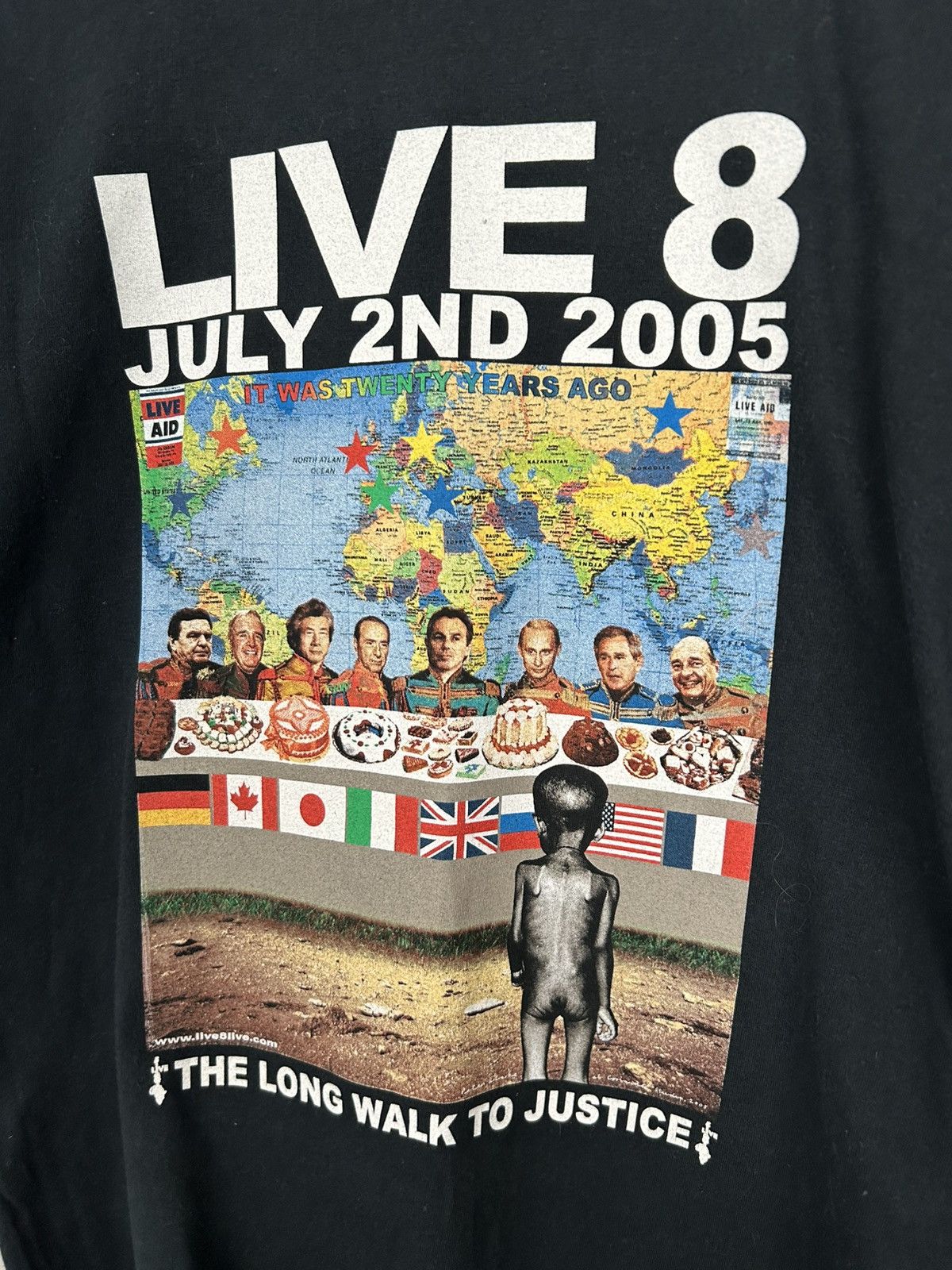 Band Tees Vintage The Long Walk To Justice Graphic Tee Rare Size US S / EU 44-46 / 1 - 3 Thumbnail