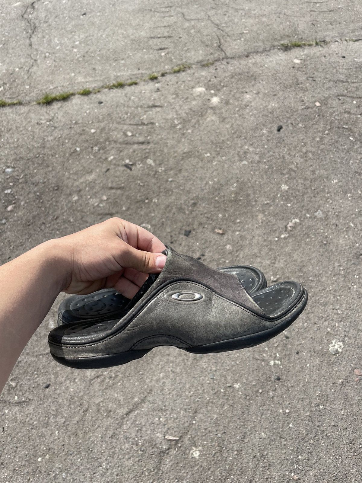 Oakley × Vintage Oakley Leather Sandals Vintage Size US 8 / EU 41 - 1 Thumbnail