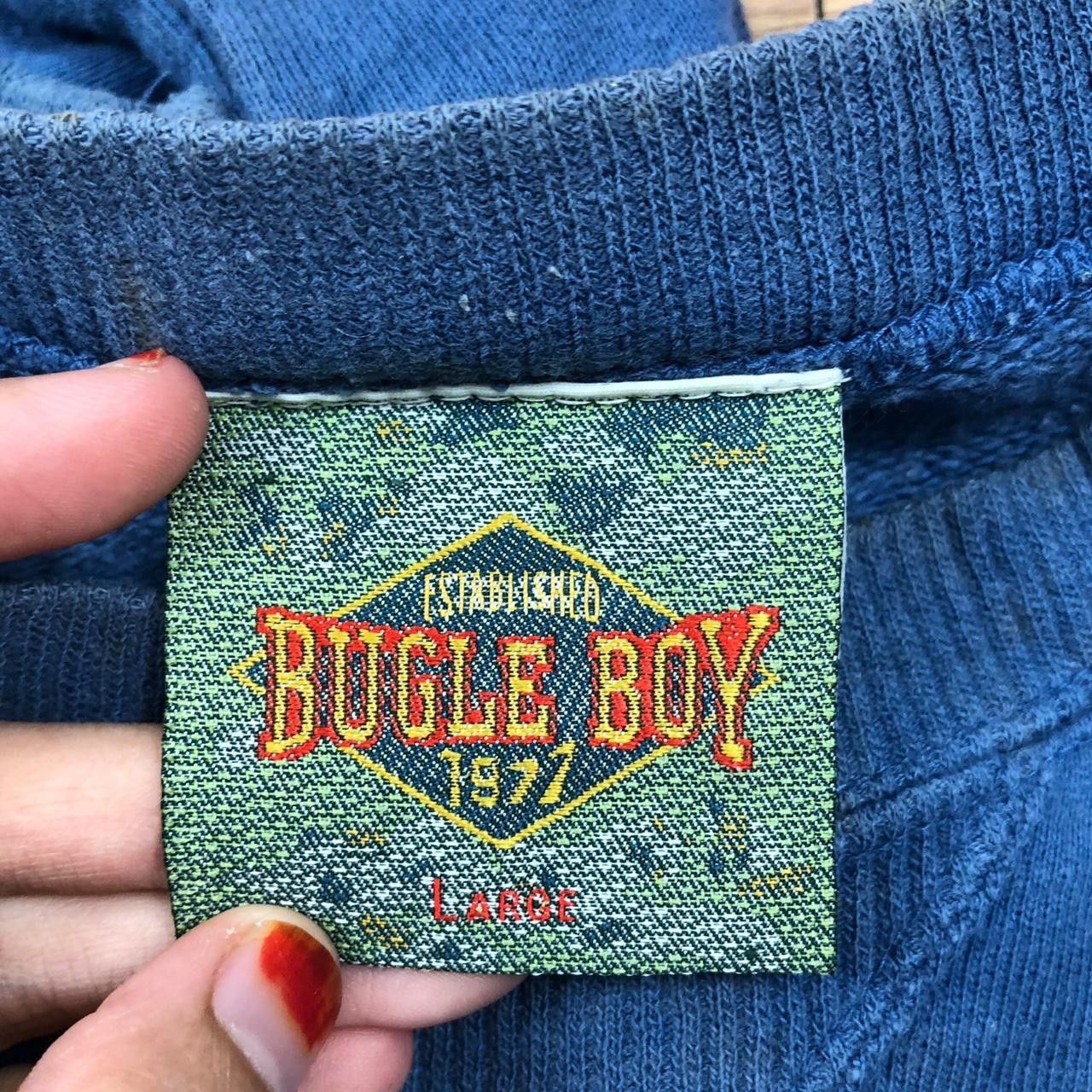 Bugle Boy Vintage BUGLE BOY USA Court Sport Skate Sweatshirt Sweater Size US L / EU 52-54 / 3 - 5 Thumbnail