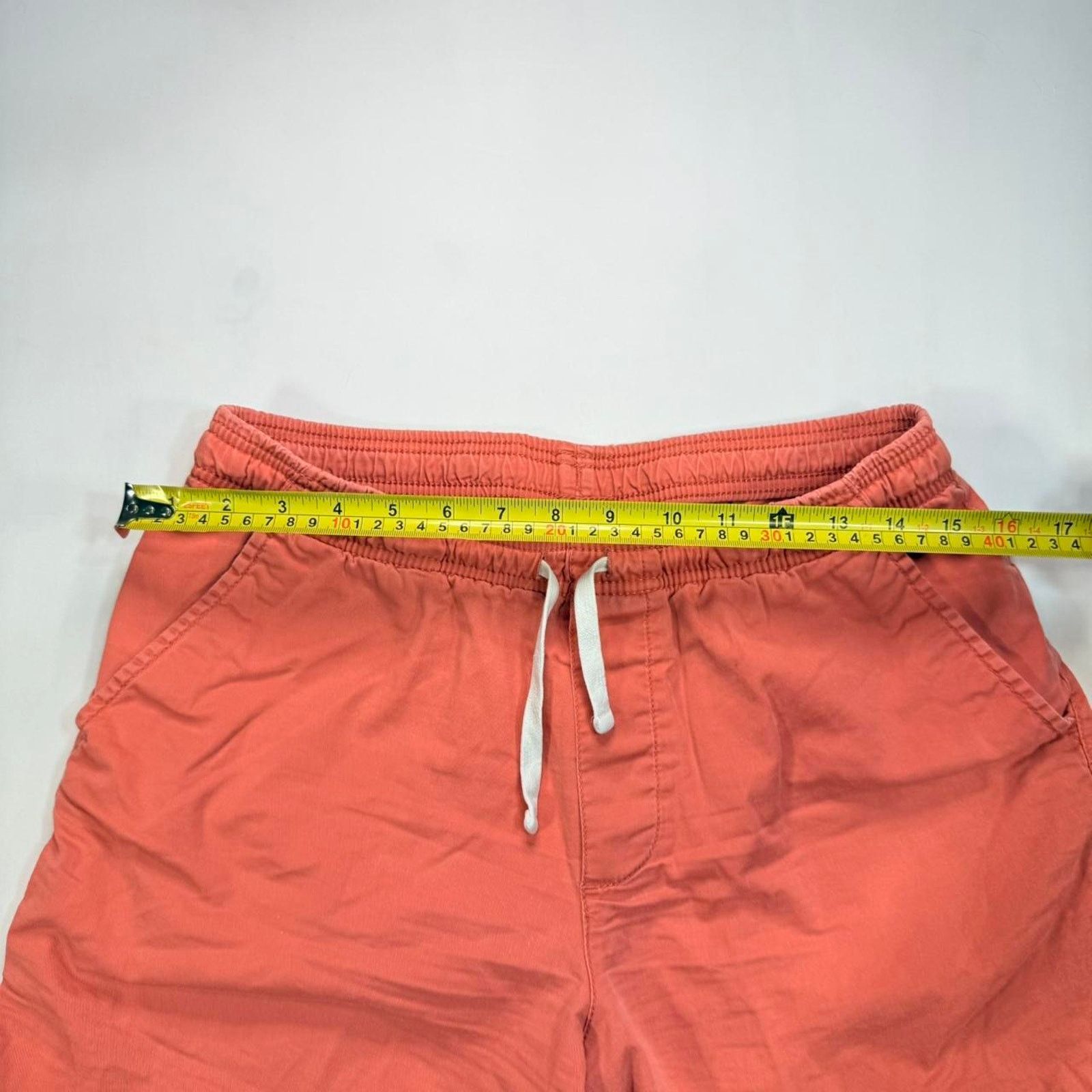 & Other Stories Linen Goodfellow Mens Casual Chino Drawstring Shorts sz S Size US 30 / EU 46 - 2 Thumbnail