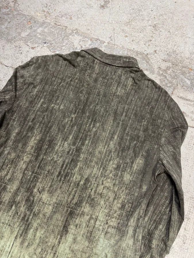 Just Cavalli 2000S Cavalli Elevated Brut Raw Fabric Shirt Size US L / EU 52-54 / 3 - 6 Thumbnail