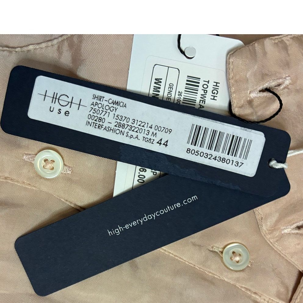 High Sport HIGH Everyday Couture Apology Crinkle Tunic Shirt IT 44 US 8 Size M / US 6-8 / IT 42-44 - 5 Thumbnail