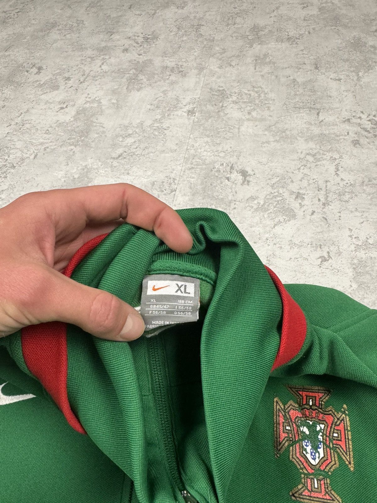 Nike Vintage Nike Portugal Track Jacket Size XL Size US XL / EU 56 / 4 - 11 Thumbnail
