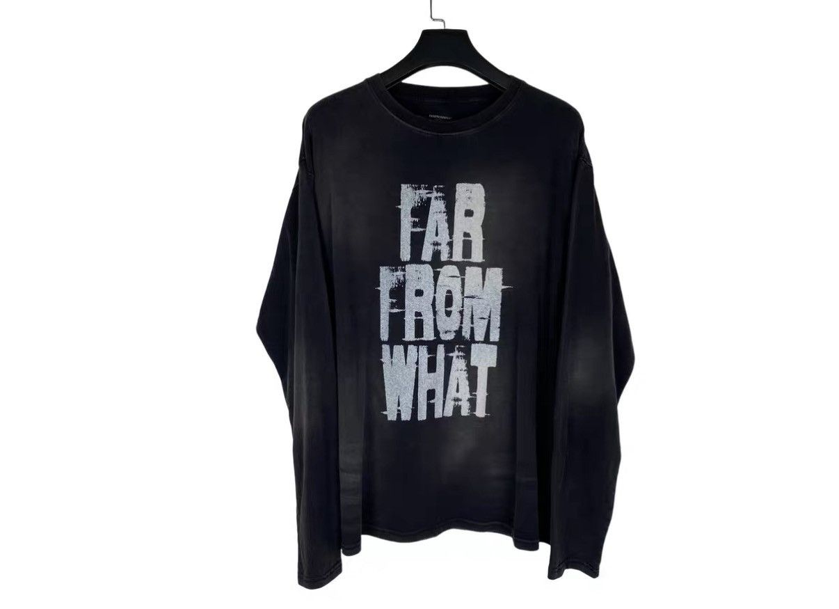 FAR FROM WHAT Far Archive Vintage Washed Long Sleeve J31 Size US XS / EU 42 / 0 - 1 Thumbnail