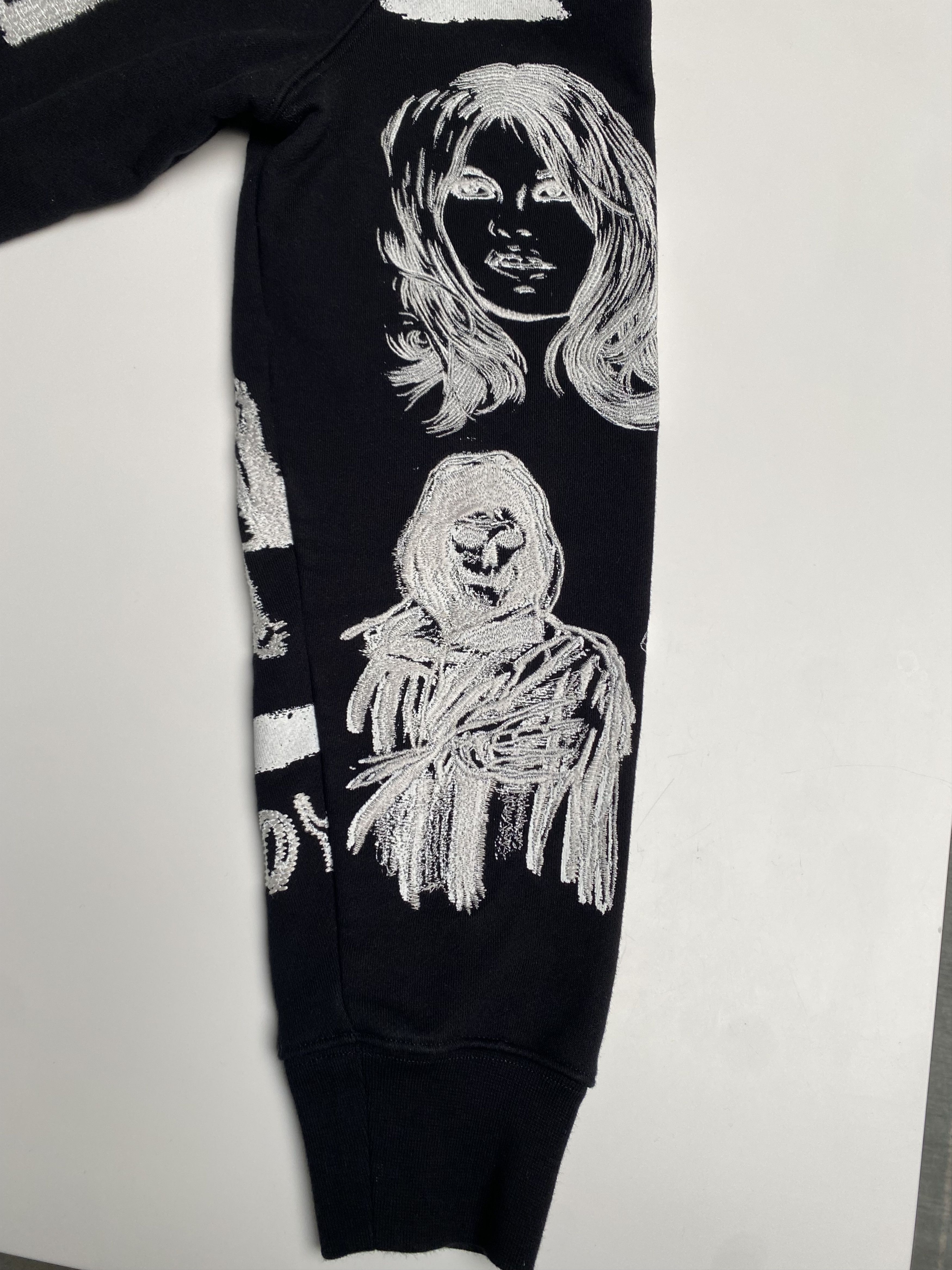 Amiri / Wes Lang Embroidered Sketch Crewneck Sweatshirt