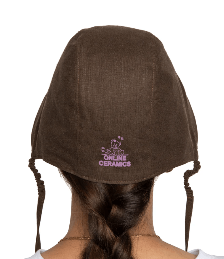 Online Ceramics Online Ceramics Reversible Linen Bonnet Size ONE SIZE - 2 Thumbnail