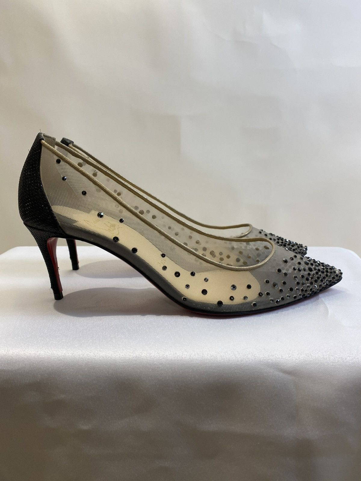 Christian Louboutin Christian Louboutin Crystals Embellished High Heel Size36.5 Size US 6.5 / IT 36.5 - 5 Thumbnail