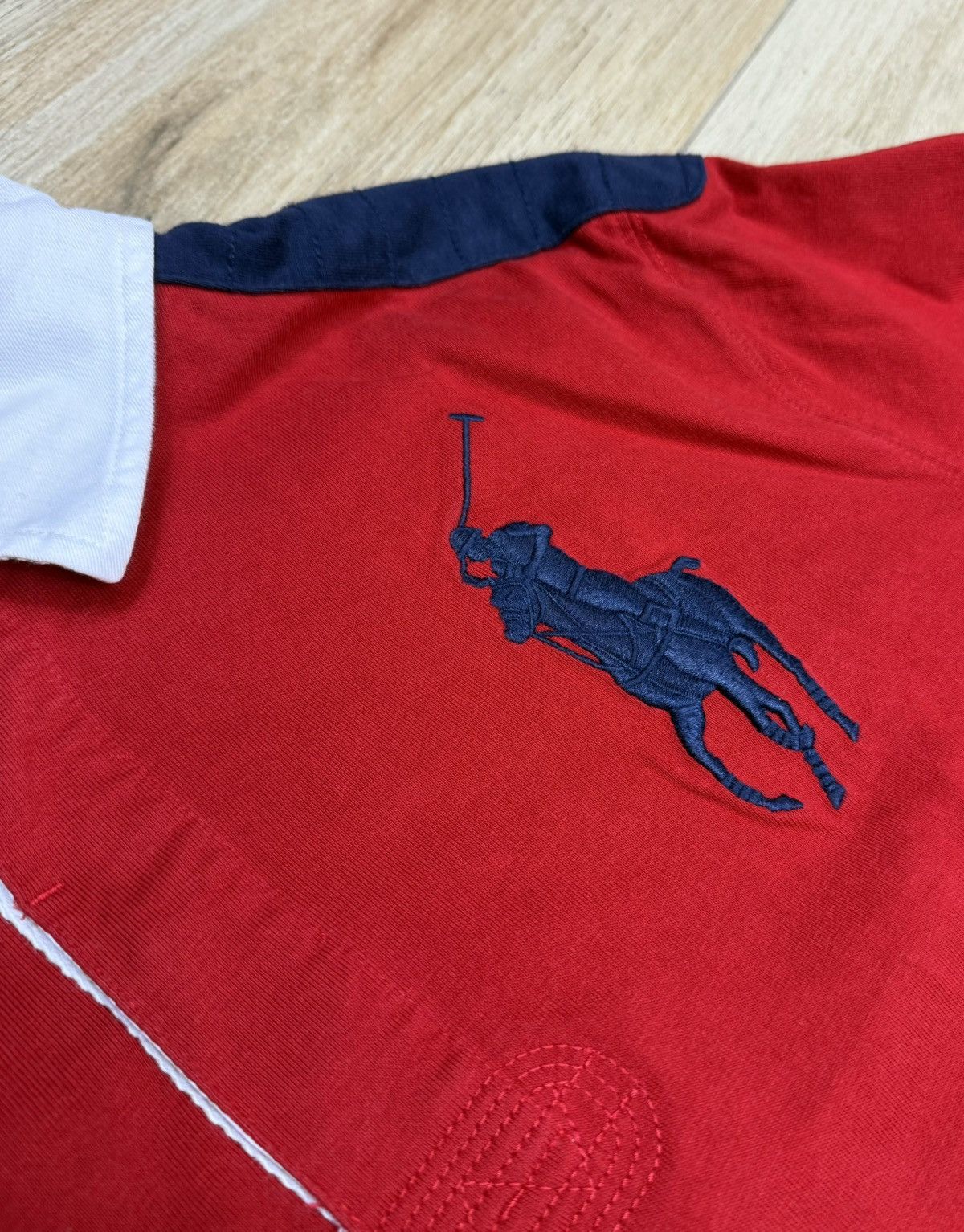 Polo Ralph Lauren Red Polo Ralph Lauren S 36 longsleeve Size US S / EU 44-46 / 1 - 8 Thumbnail
