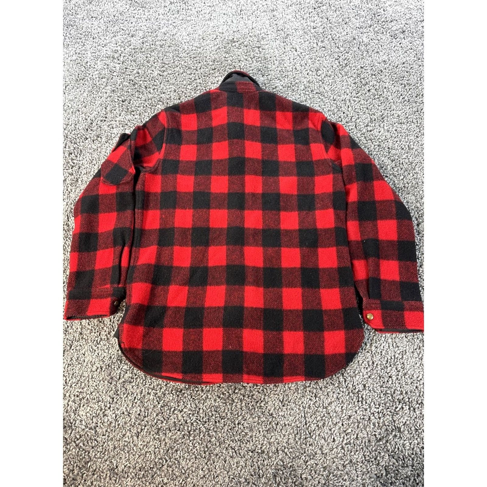 Vintage Woolrich Wool Buffalo Plaid CPO Shirt Jacket Made In USA Medium M Red Wool Overcoat Mens USA Heritage Size US M / EU 48-50 / 2 - 6 Thumbnail