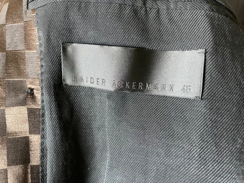 Haider Ackermann Haider Ackermann A double-row checked suit Size 46L - 4 Thumbnail