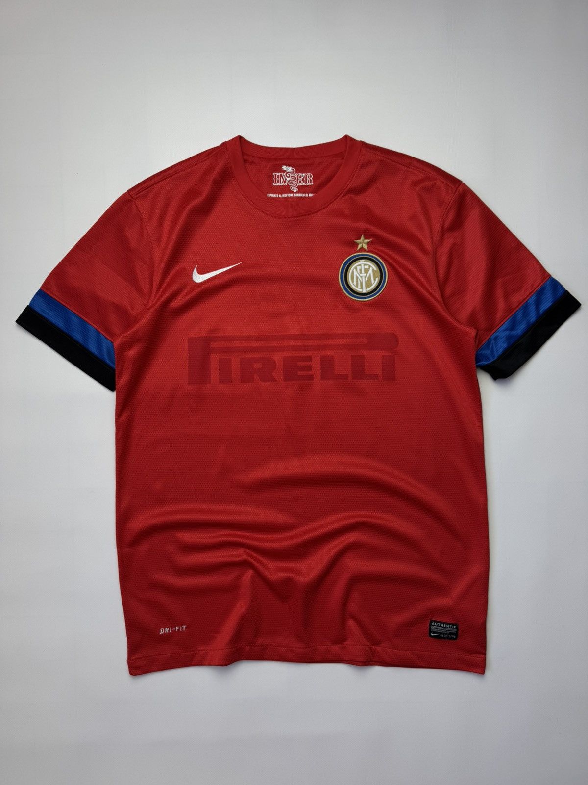 Nike INTER MILAN 2012 2013 AWAY FOOTBALL SHIRT SOCCER JERSEY NIKE Size US M / EU 48-50 / 2 - 1 Thumbnail