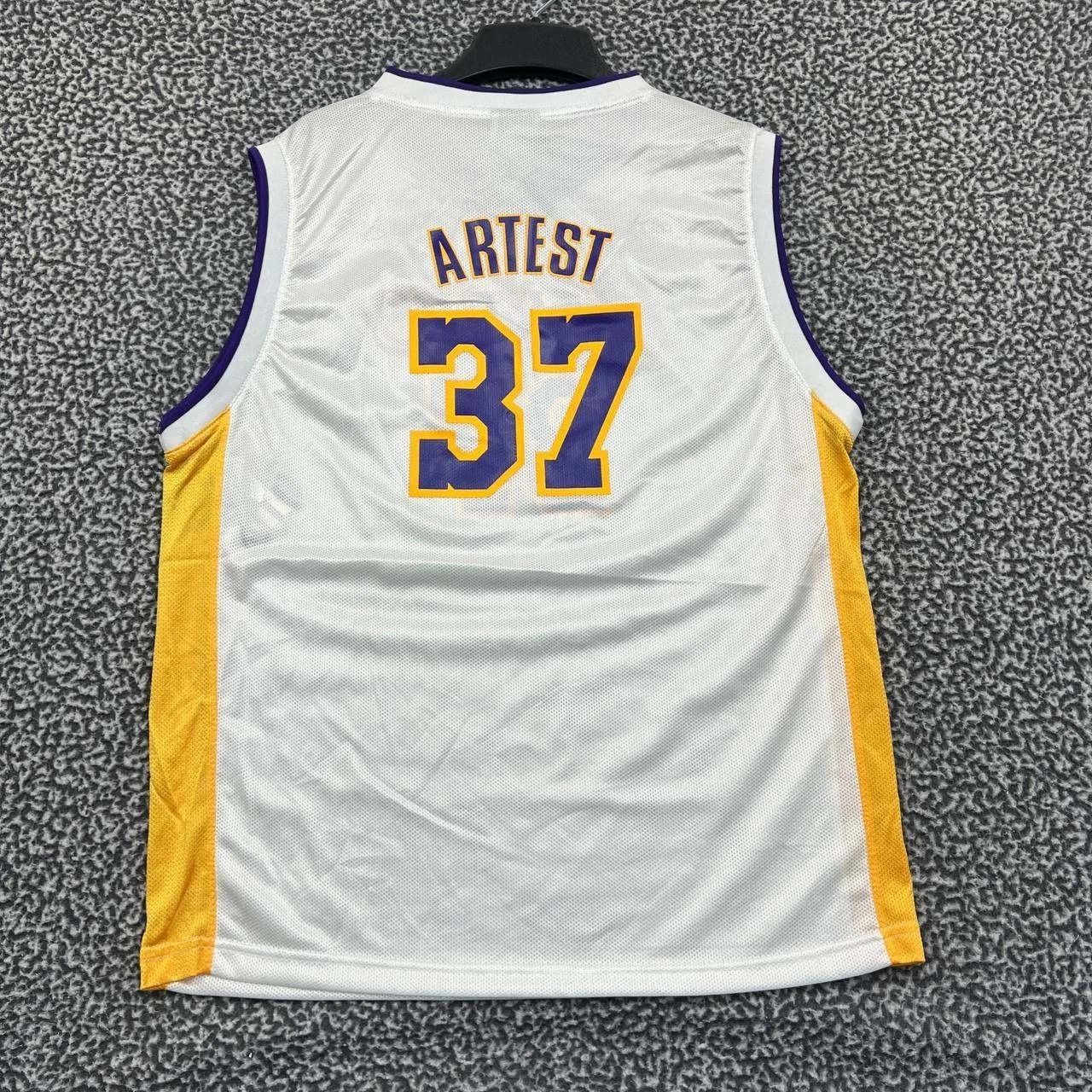 Adidas Los Angeles LA Lakers Artest #37 Jersey Shirt XL Sleeveless Size US XL / EU 56 / 4 - 2 Thumbnail