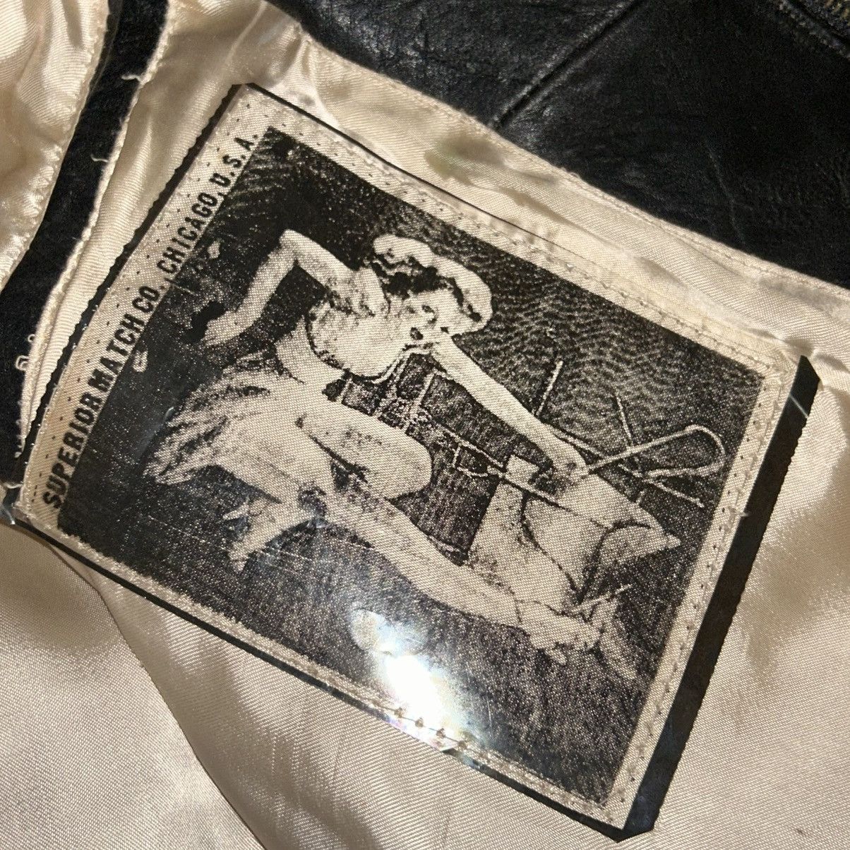 Avirex Vintage Leather Styled Aviation Retro Bomber Vincennes 1928 Size US L / EU 52-54 / 3 - 10 Thumbnail